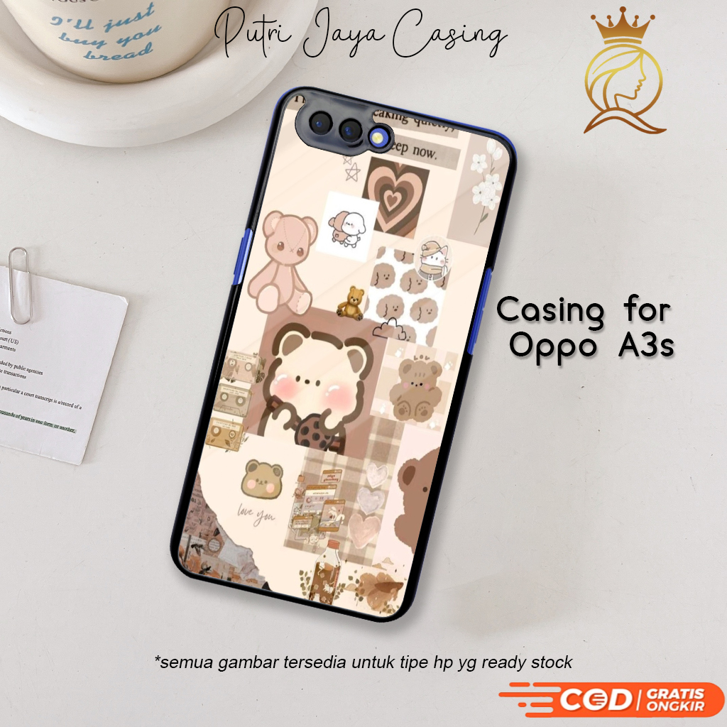 Case Hp Oppo A3s Oppo A3s Casing Oppo A3s Motif ANIMEBEAR 02 Casing Terbaru Case Karakter Lucu Keren