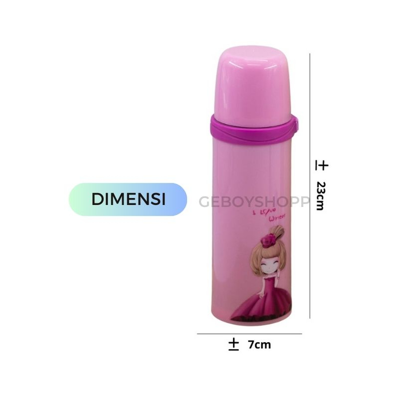 [CLEARANCE SALE] Botol Minum / Tempat Minum / Botol Air Stainless SteeI DNG I Love Winter 500ml Foodgrade