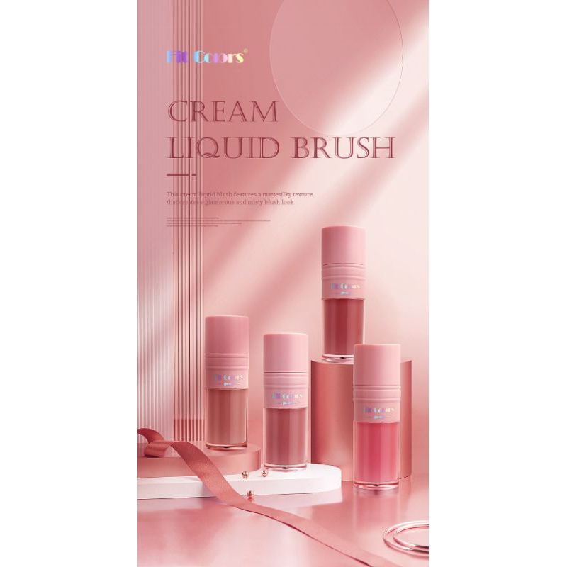 Mousse Liquid Blush 3 in 1 Long Lasting Waterproof FIT COLORS Original