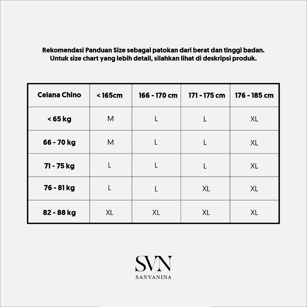 SANVANINA Celana Chino Pendek Slim Fit Hitam | Short Harper Chino Black Pants EA-026D