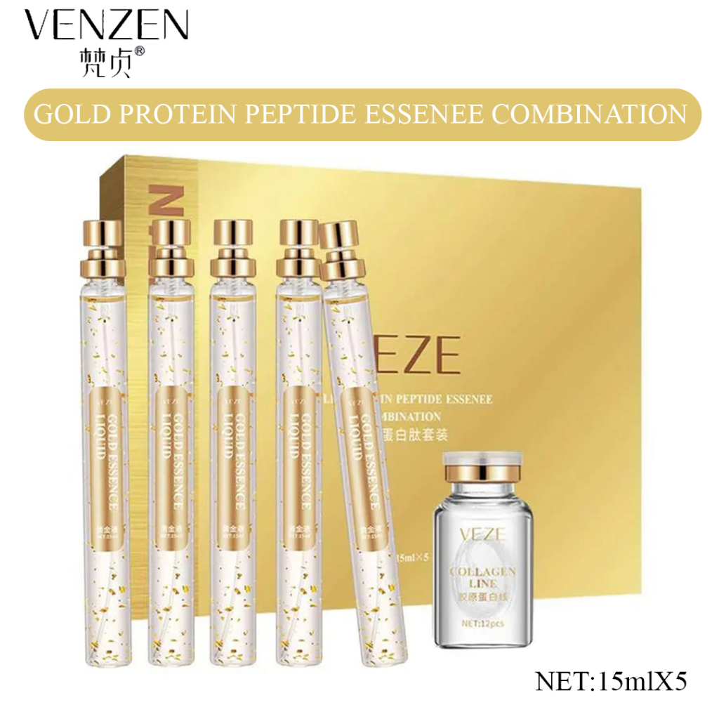 VENZEN / VEZE Gold Protein Peptide Essence Tanam Benang Tanpa Jarum ORI