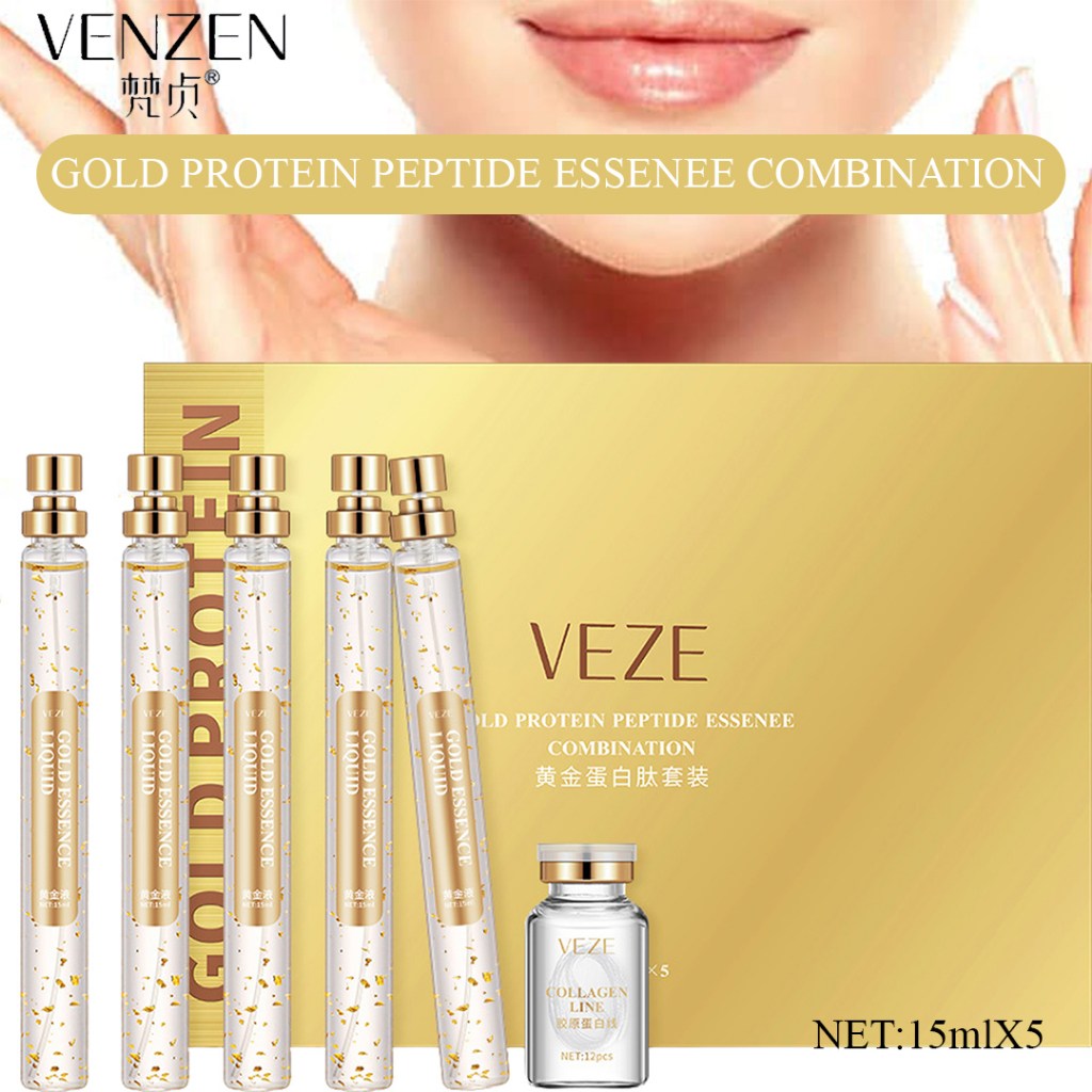 VENZEN / VEZE Gold Protein Peptide Essence Tanam Benang Tanpa Jarum ORI