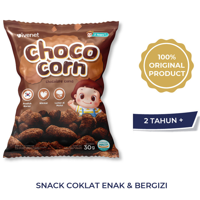 Ivenet Choco Corn - Snack Jajanan Cemilan Coklat Bayi dan Anak