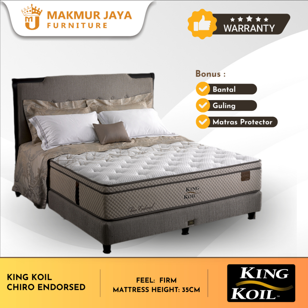 SPRINGBED KING KOIL CHIRO ENDORSED