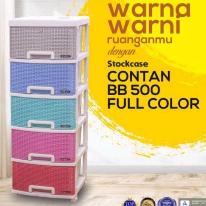 Lemari PLastik Laci Napolly CONTAN BB 400 K1, BB 500 K1 DRAWER NAPOLLY