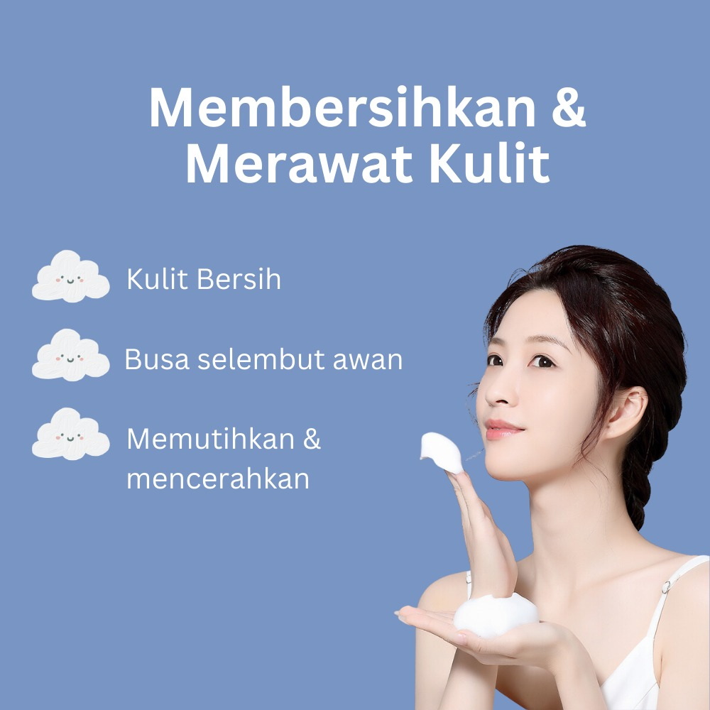 *RM*FEALI - Facial Wash Niacinamide 5x Sodium Hyaluronate Facial Wash Gentle Cleanser | Sabun Pembersih Muka untuk Skin Care