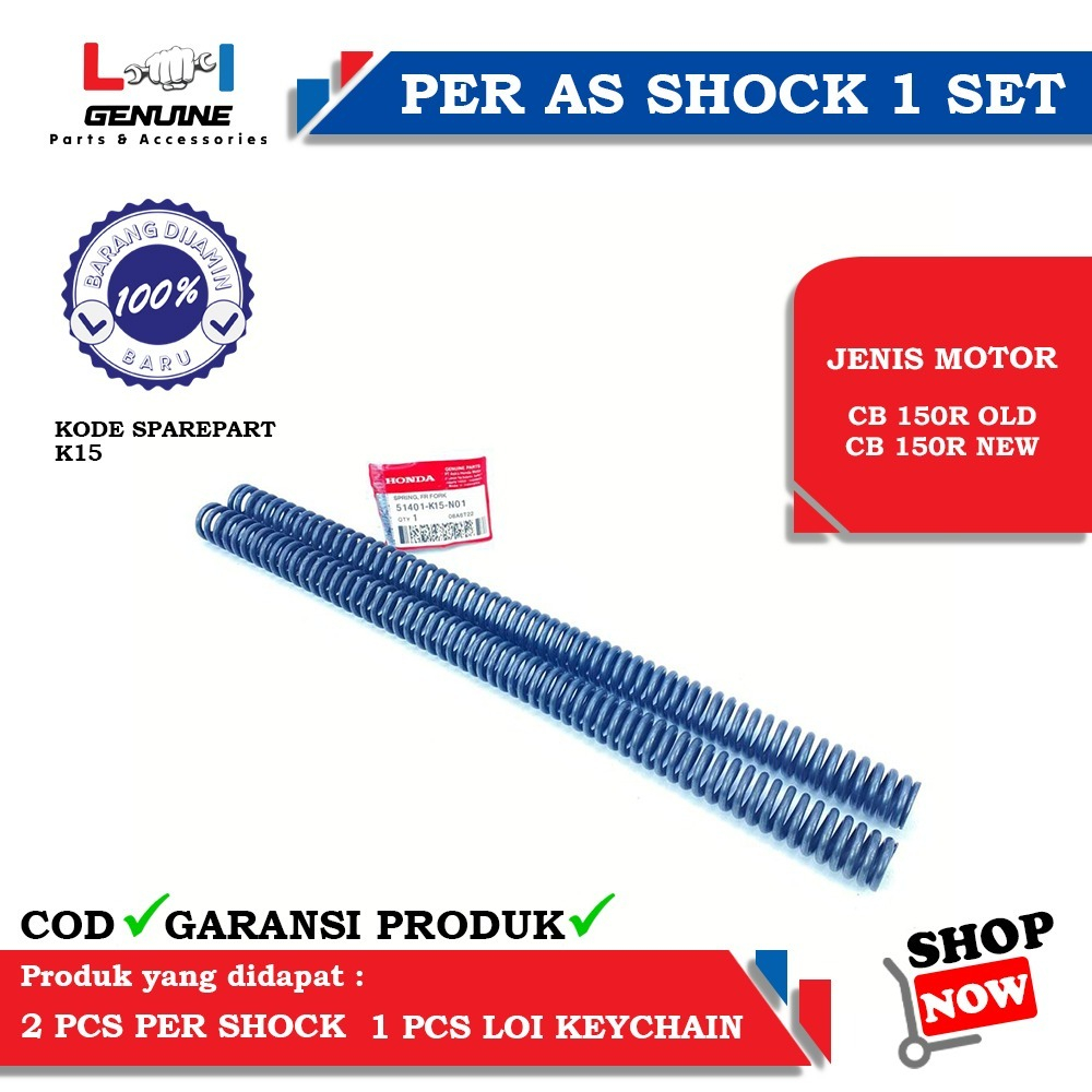 -LOI- PER SHOCK SET DEPAN HONDA CB 150R OLD/ NEW K15