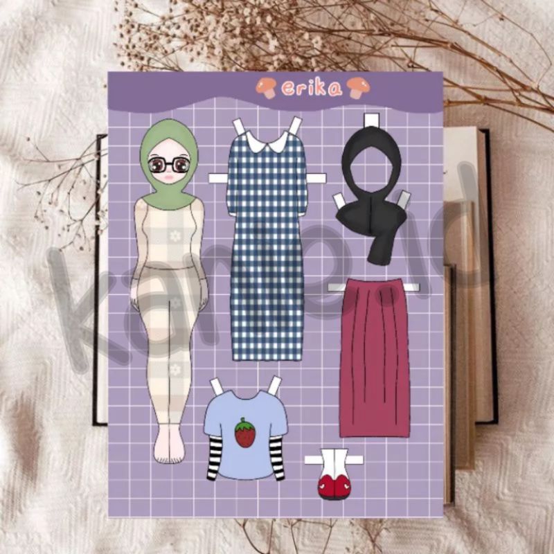 BP BPAN/BONGKAR PASANG HIJAB/HIJAB PAPERDOLL/BONGKAR PASANG KERTAS HIJAB