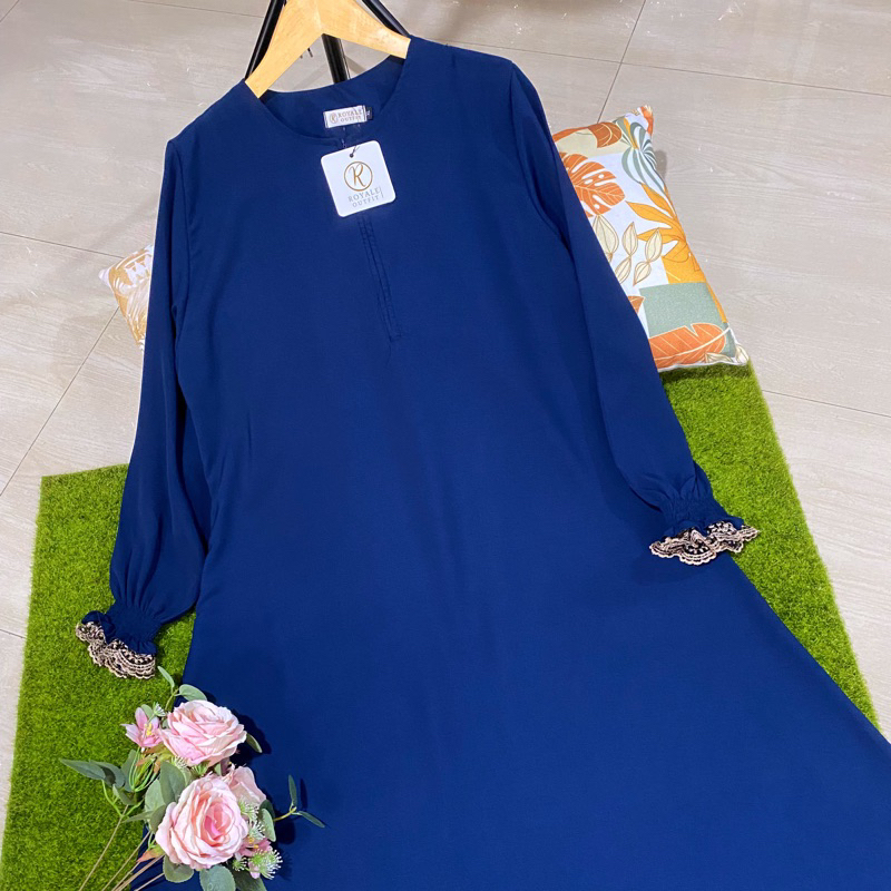 Rania abaya gamis polos wolfish s-xxxl