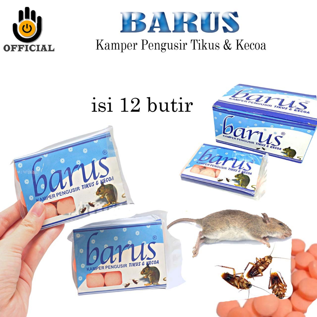 KAMPER PENGUSIR TIKUS + KECOA + SERANGGA MEREK BARUS AMPUH 100%