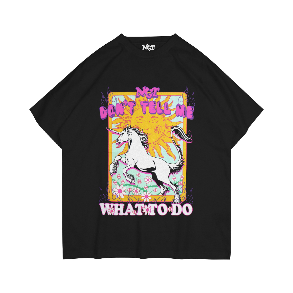 Naughty Badclub Tshirt What To Do - Black