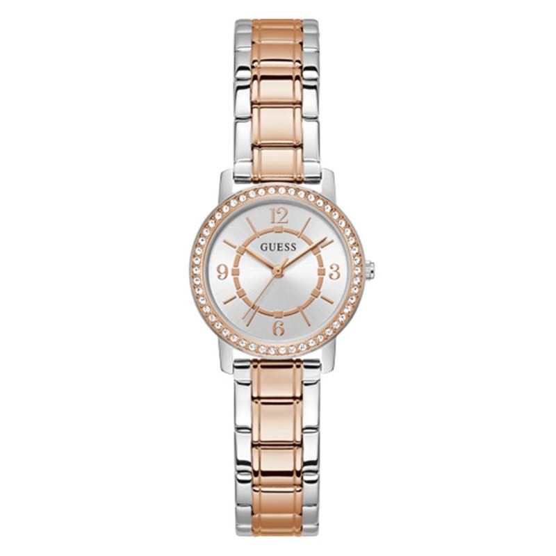 Guess Ladies Watch MELODY Silver/Rose Gold - GW0468L5