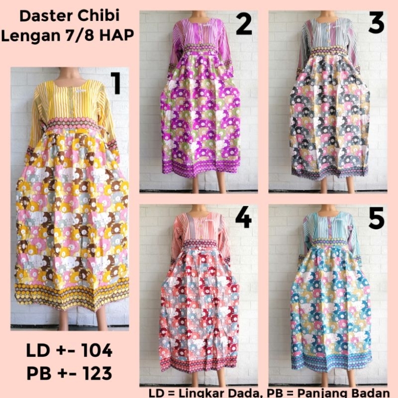 DASTER CHIBI LENGAN 7/8 HAP BUSUI FRIENDLY TDBR + JPLG