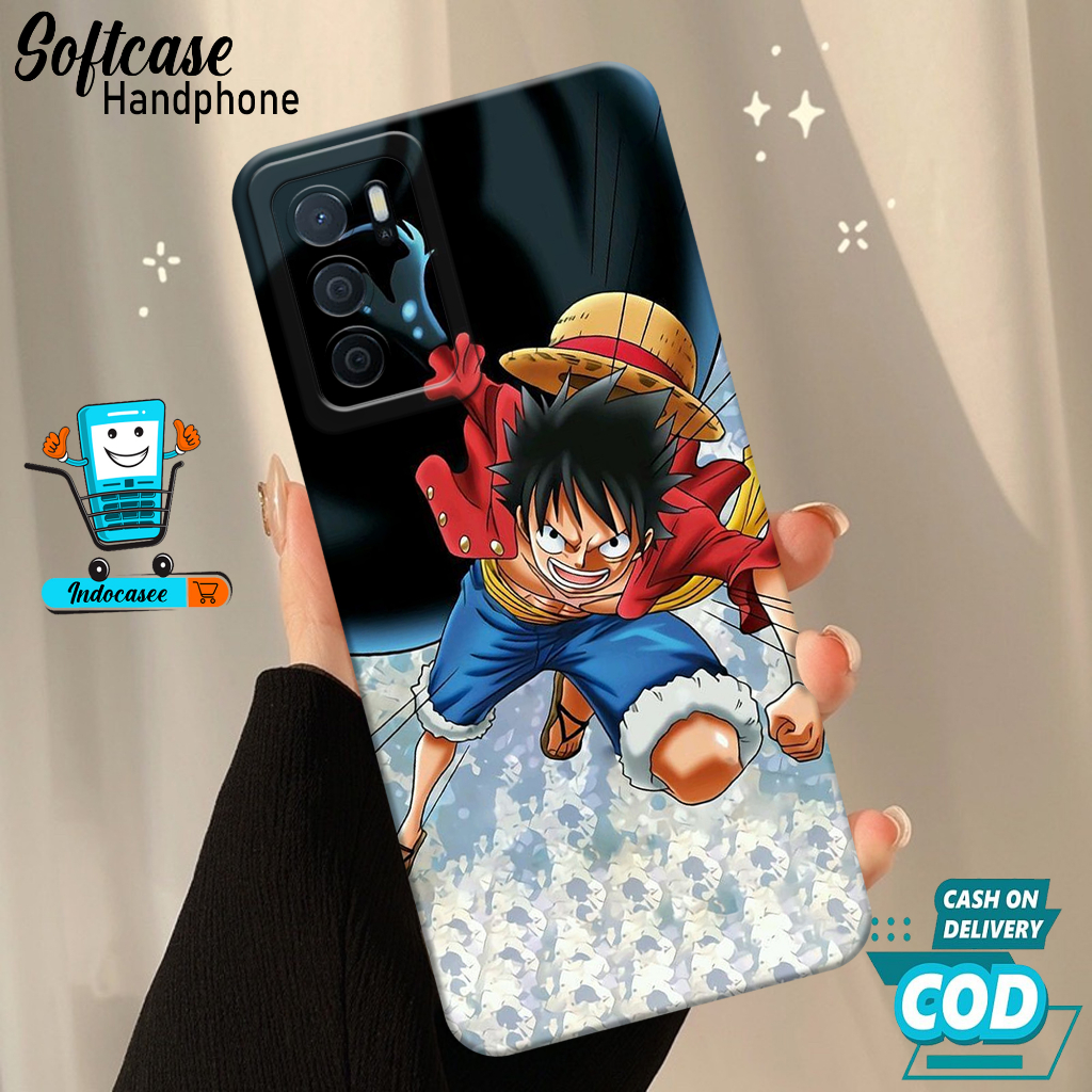 Case Hp Softcase Oppo A16 Case Hp Oppo A16 Silikon Hp Oppo A16 Casing Oppo A16 Motif Cartoon Keren -