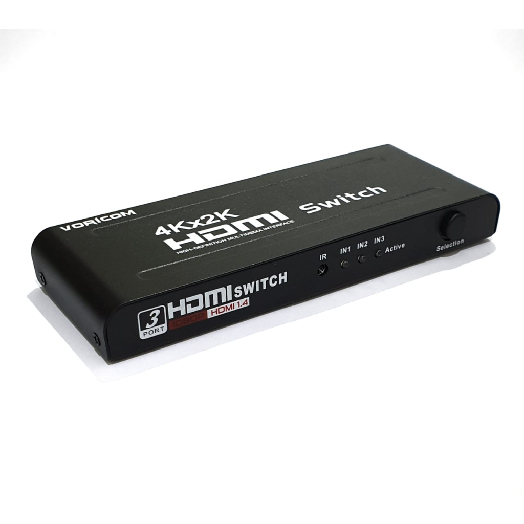 HDMI Switch 5 Port with Adaptor dan Remote support 4k