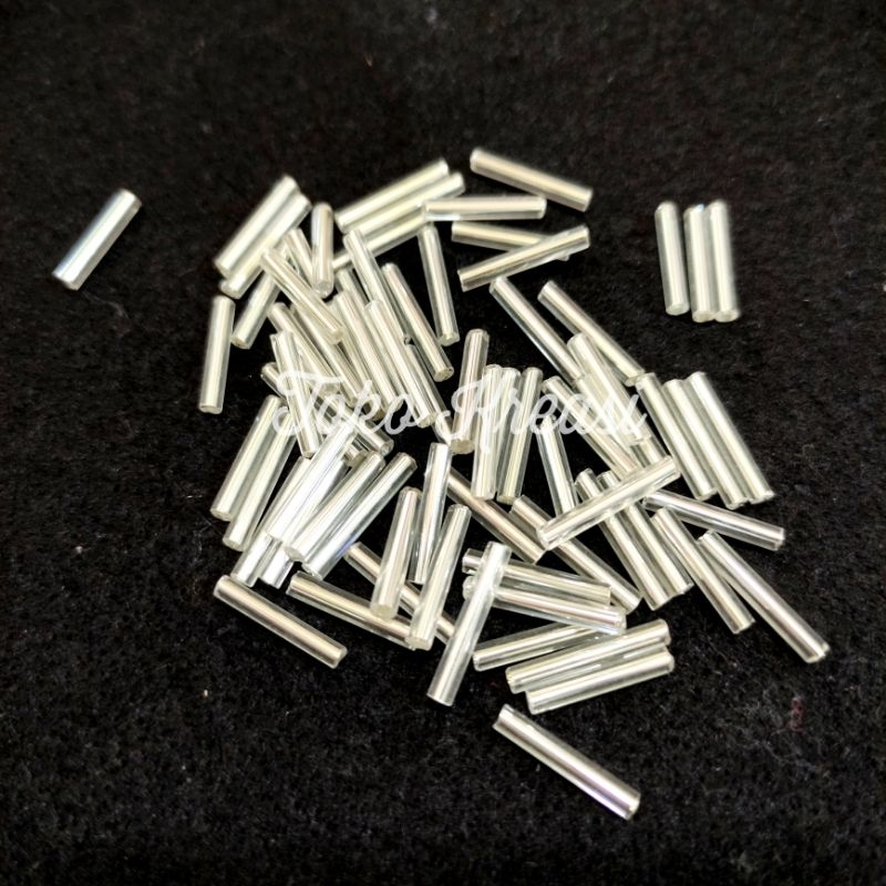 (Per pack) Mote - Manik Patah / Bambu - manik payet uk. 15mm - 20mm