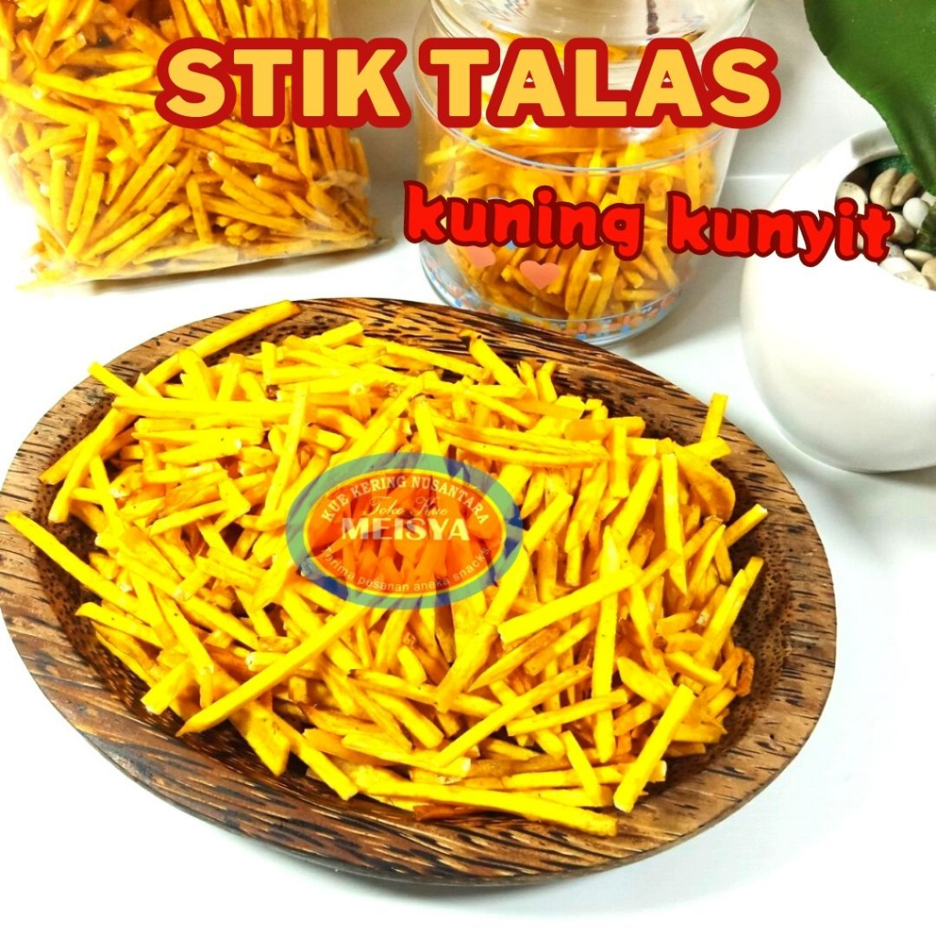 

Stik Talas 500gr / Keripik Talas Bogor Kuning Kunyit