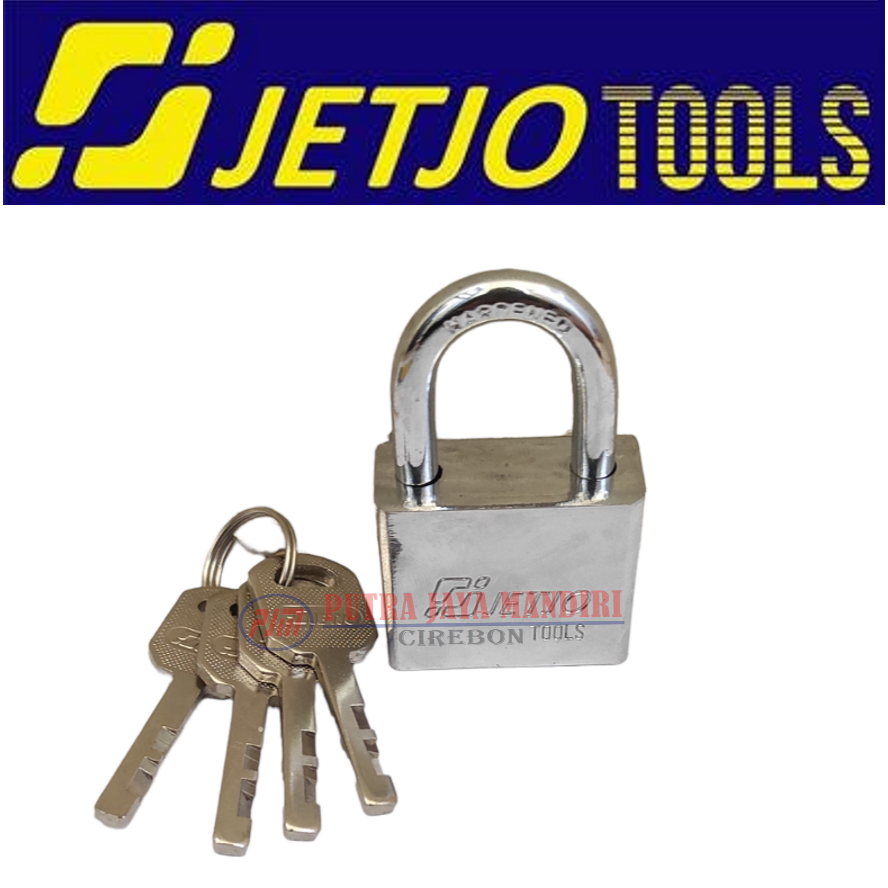 Jetjo Gembok Pagar Kotak Panjang  60 Mm Pendek 60 Mm  / Gembok Kotak Pendek 60 MM Panjang 60 Mm / Padlock Square 60 MM