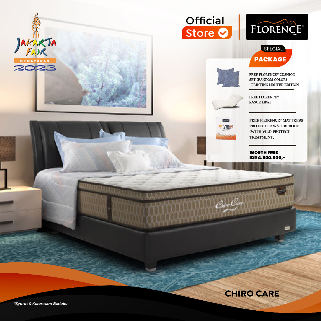 Florence Kasur Spring Bed Chiro Care - Mattress Only