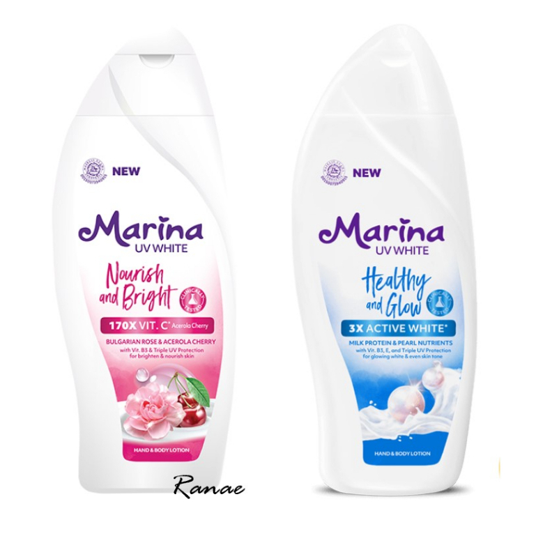 Marina UV White Hand &amp; Body Lotion 185 Ml