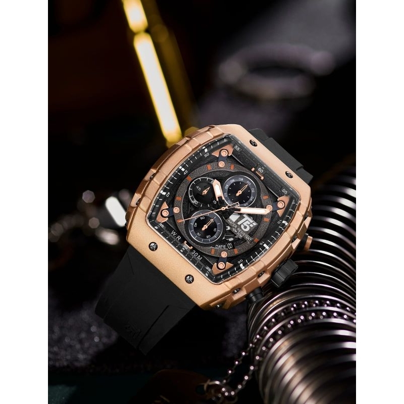 Jam T5 H3856 Original Rubber Chronograph Active
