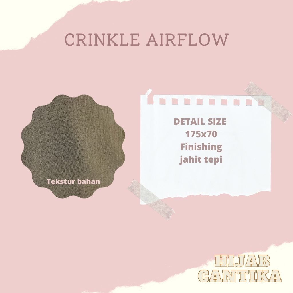 PASHMINA CRINKLE AIRFLOW / PASMINA CRINKLE AIRFLOW