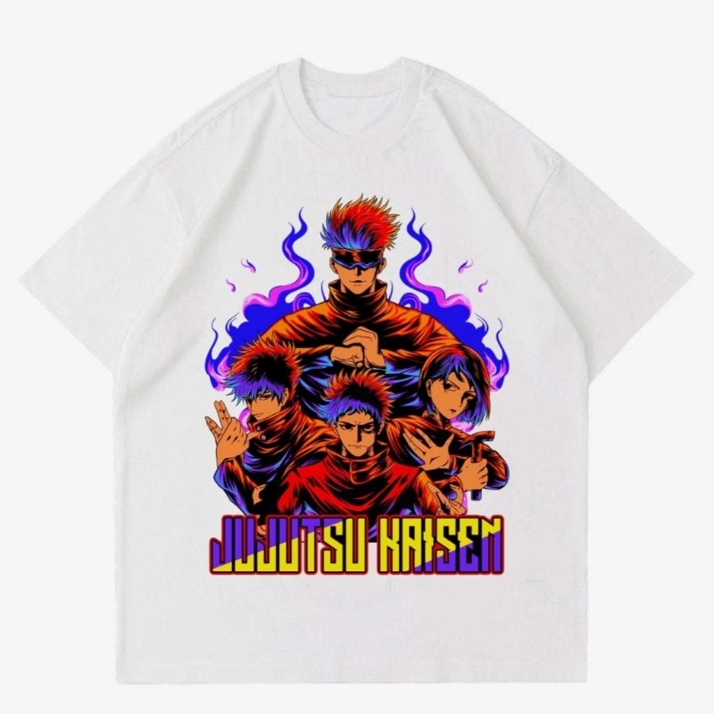 TSHIRT JUJUTSU KAISEN ANIME | KAOS JUJUTSU KAISEN ANIME -UNISEX