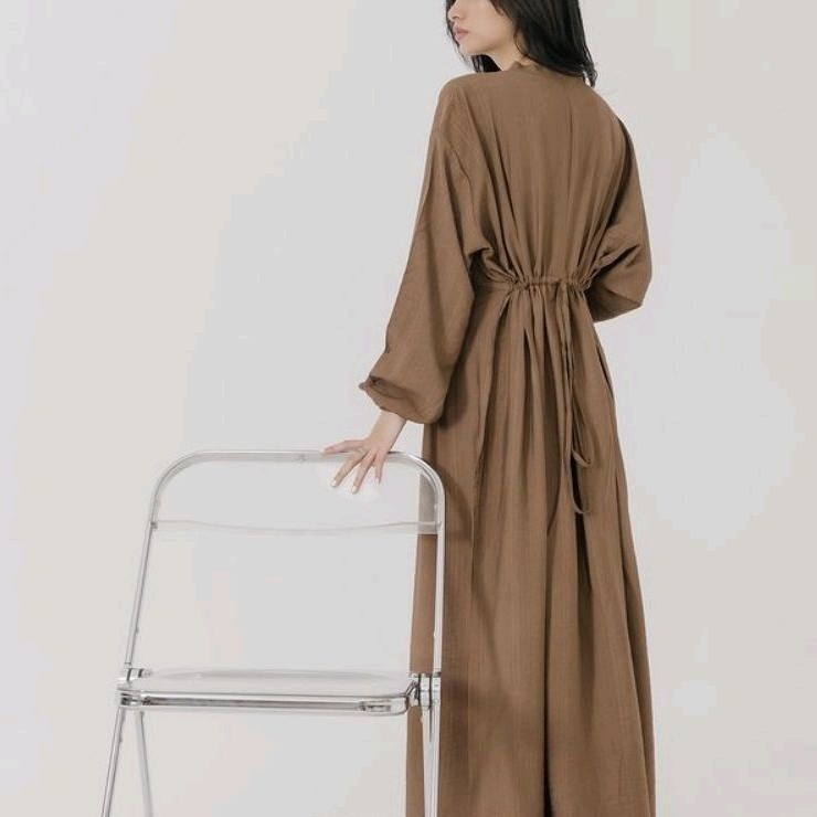 ERLIN DRESS POLO LINEN - DRESS WANITA