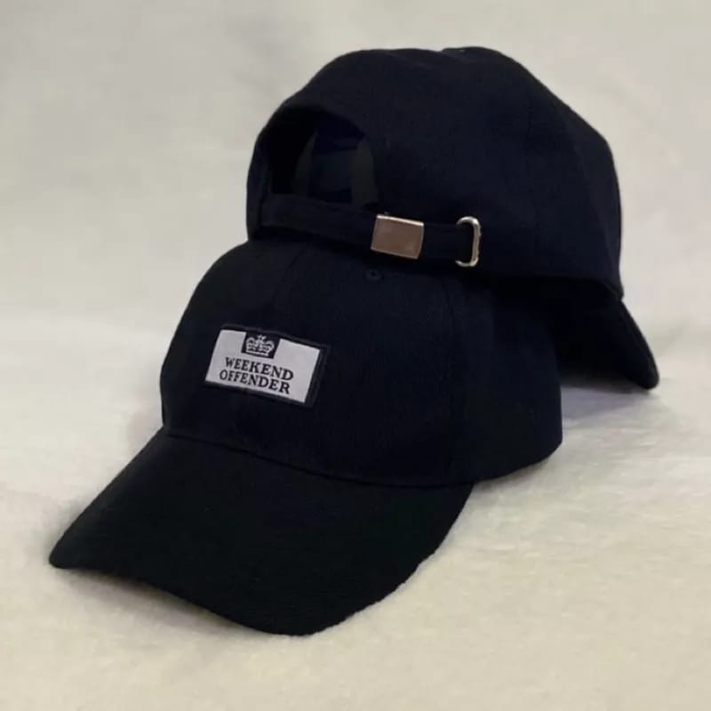 TOPI POLOCAP ERIGO - TOPI PRIA WANITA TERBARU DAN TERMURAH(COD)-WO HITAM