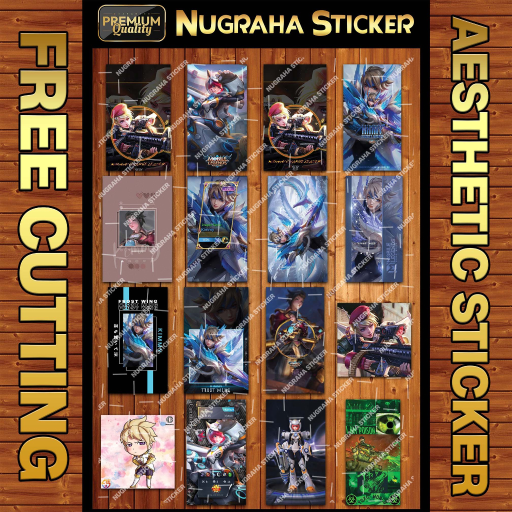

(192 PCS) Sticker Kimmy MLBB (Sticker Mobile Legends)