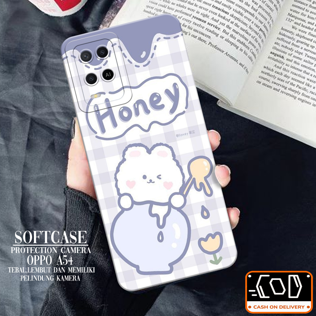 Softcase Oppo A54 Soft Protection Camera Case Oppo A54 Pelindung Belakang Oppo A54 Silikon Oppo A54 