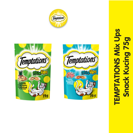 TEMPTATIONS MixUps Snack Kucing PREMIUM 75gr