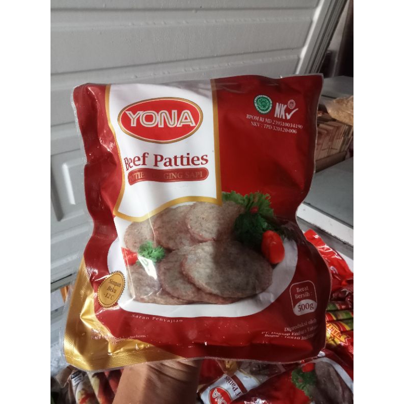 YONA beef Patties Daging Sapi 500gr