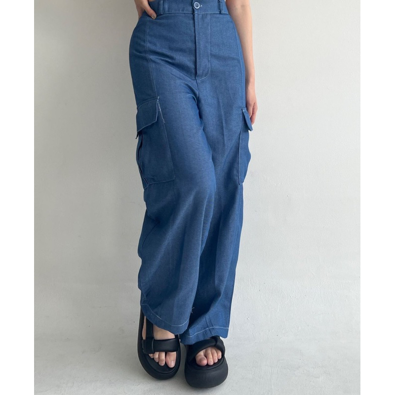 NONA TUKUBUU - Jiso pants / Celana panjang cargo / Celana jeans kargo