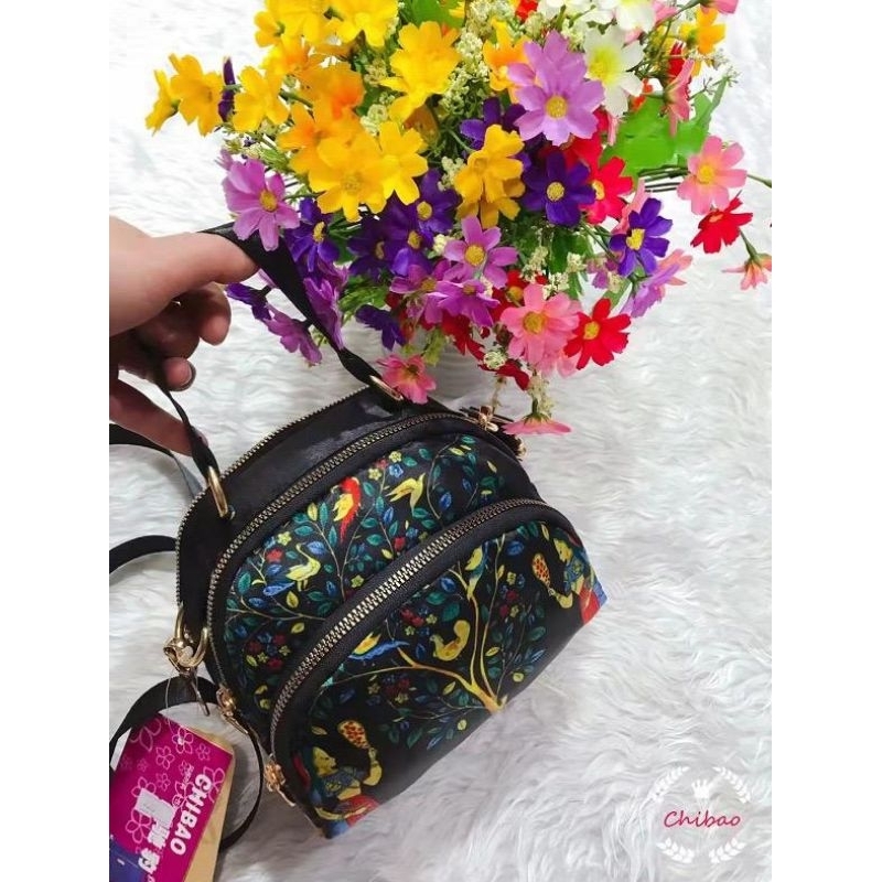 Tas Selempang Chibao Motif Original 7701#motif