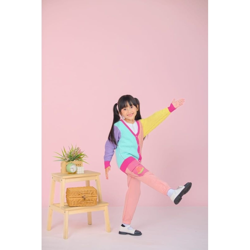 Ready ‼️ Setelan anak Cardy Candy Colourful by Cloudbee bisa COD