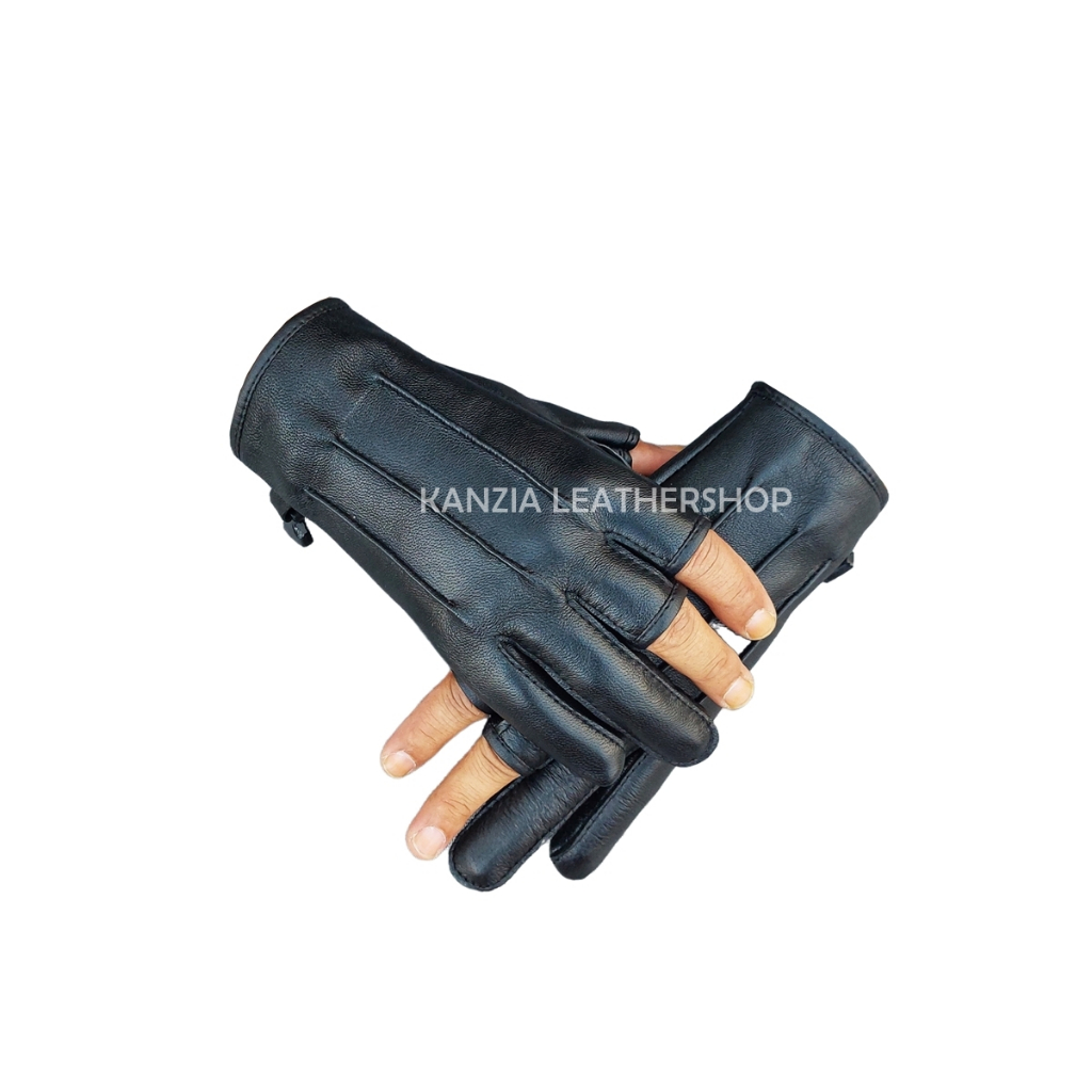 Sarung Tangan Memancing Kulit Kanzia Leathershop Fishing Gloves