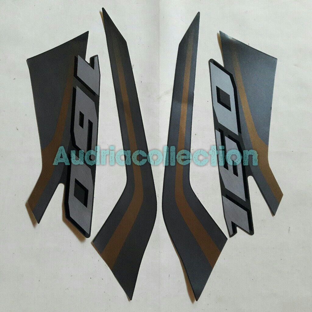 Sticker striping motor honda vario 160 2022 hitam doff