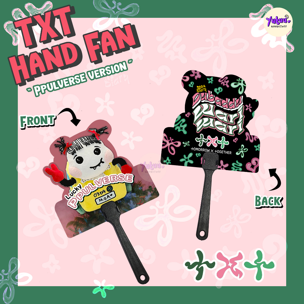 Kipas Tangan TXT / TXT Hand Fan / SOUVENIR KPOP UNOFFICIAL / tomorrow x together