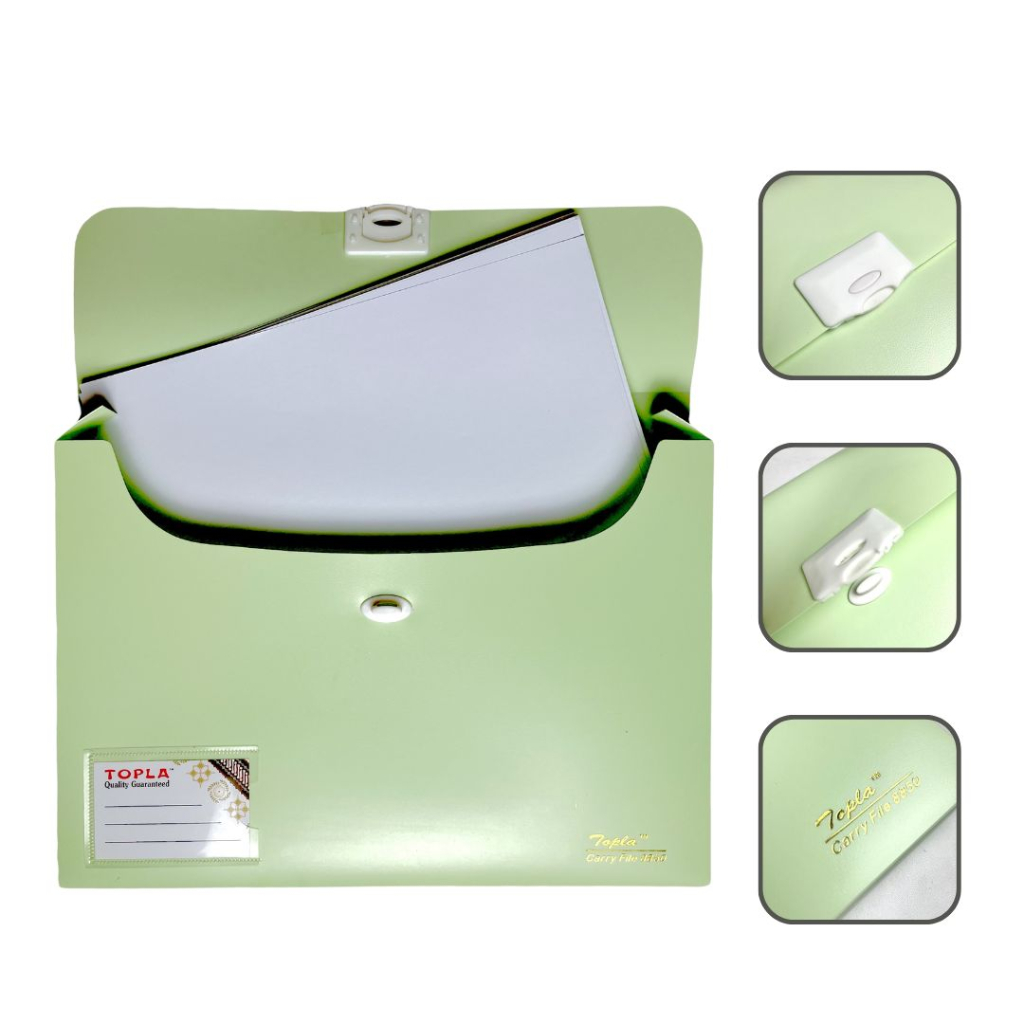 

Map Dokumen Tempat File Map Arsip Ukuran Folio Topla 8850 Warna Pastel Dokumen Bag