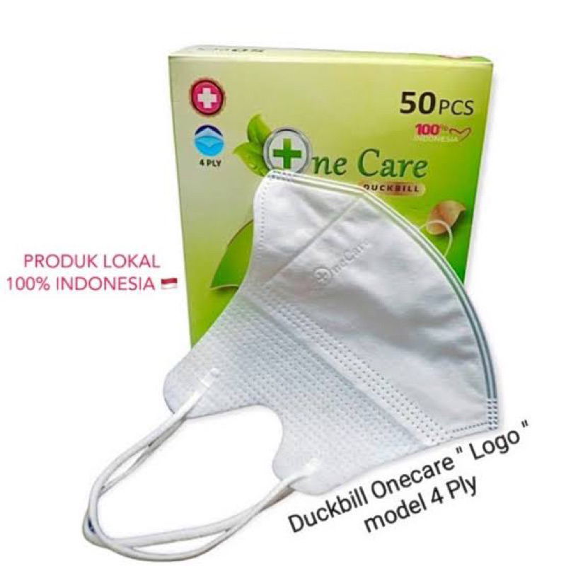 Masker Duckbill One Care 4 Lapis 50 Pcs Semarang