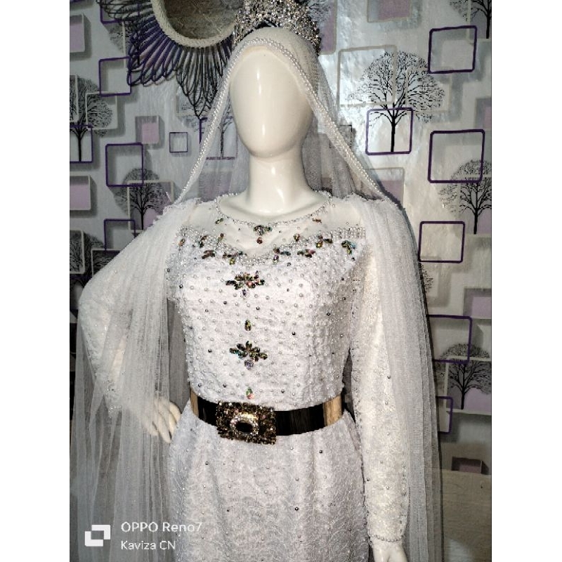 GAUN PENGANTIN brukat......super CANTIK dan MURAH