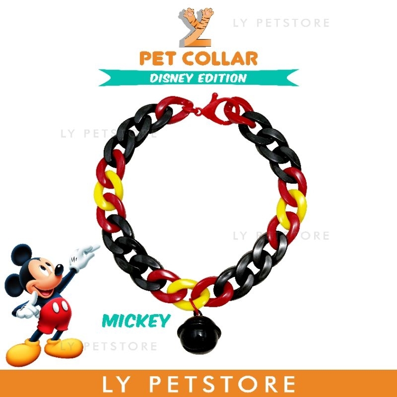Kalung Kucing &amp; Anjing Rantai Edisi Disney | Pet Collar ELYE STORE