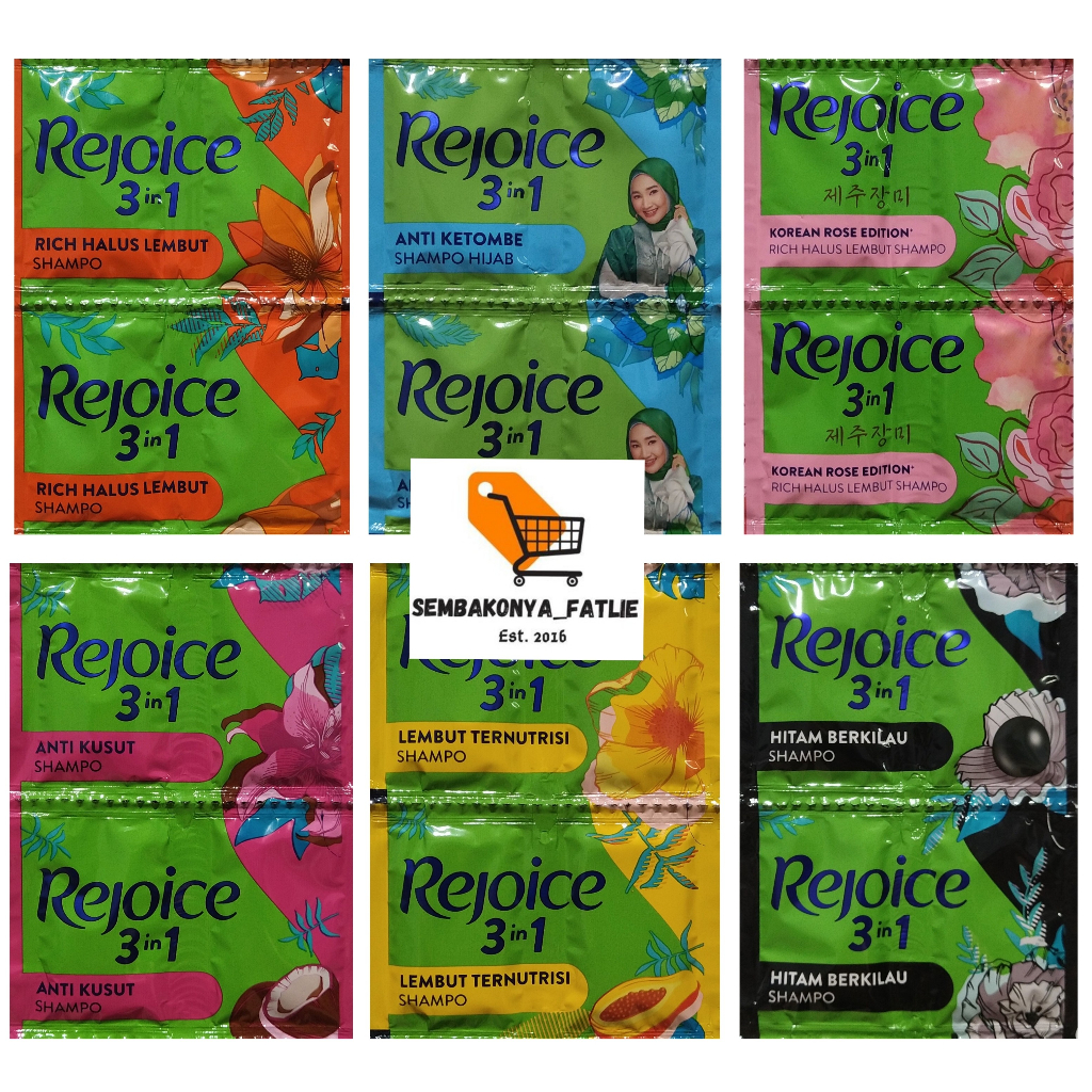 SAMPO REJOICE SACHET / 1 RENCENG ISI 12 / 10ML