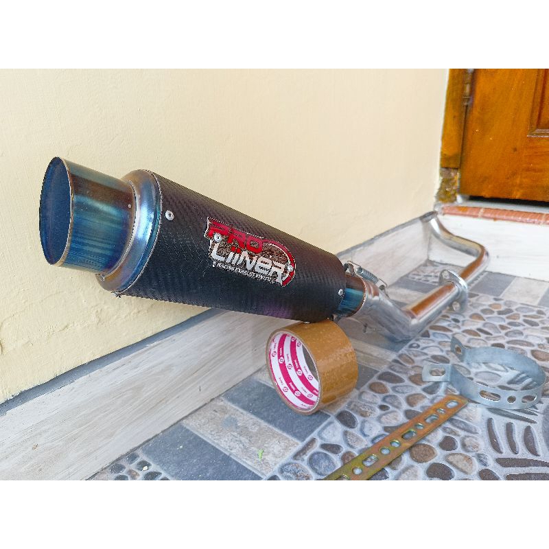 knalpot Racing PROLINEAR carbon Suzuki spin Nex skywave skydrive hayate