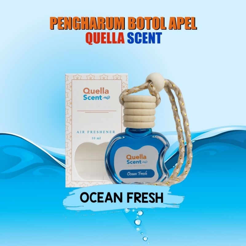 QUELLA SCENT Parfum Pengharum Mobil 10 ml Gantung - Pengharum Ruangan Aromaterapi Inspired by Ocean 