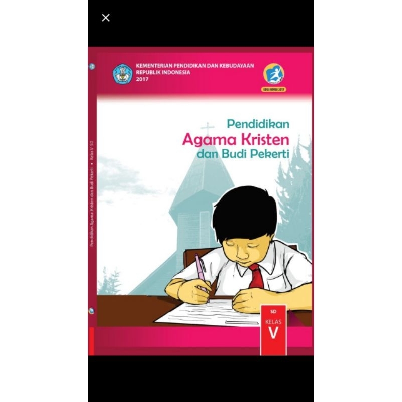 

buku sekolah buku siswa pendidikan agama kristen kls 5 SD