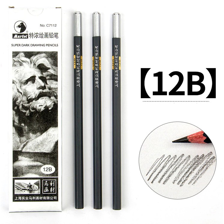 Maries Graphite Sketch Pencil 2H - 14B