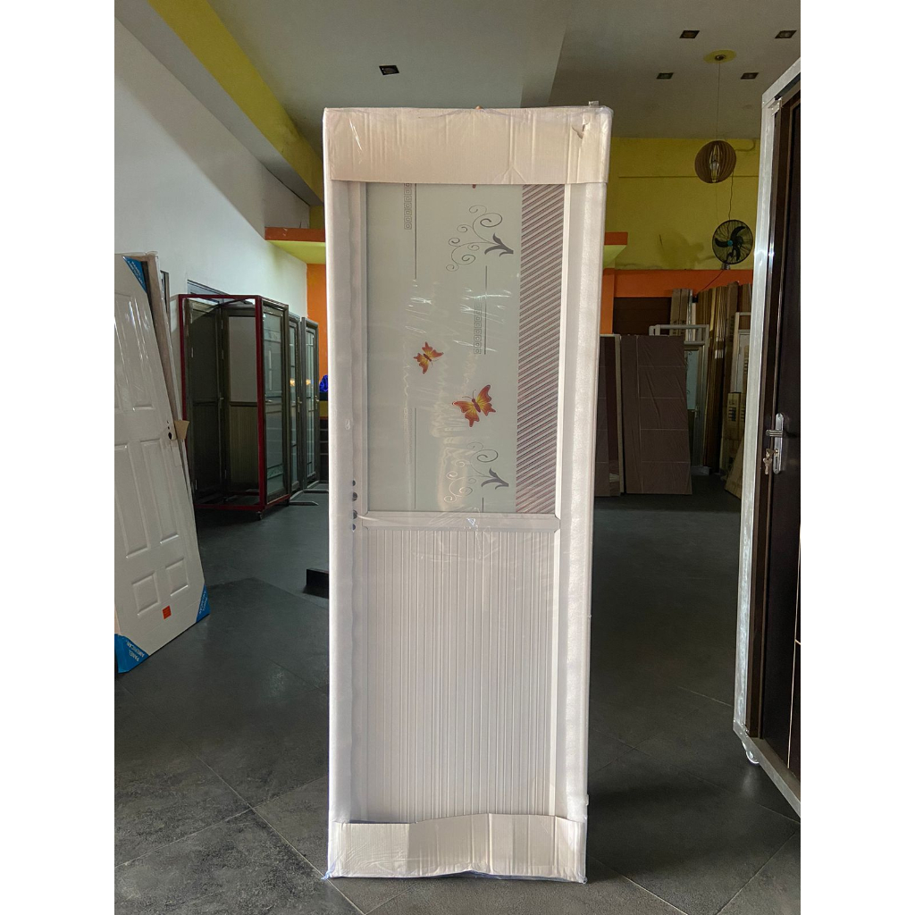 Pintu Kamar Mandi/Pintu Kamar Mandi Setengah Kaca/Pintu Aluminium Putih