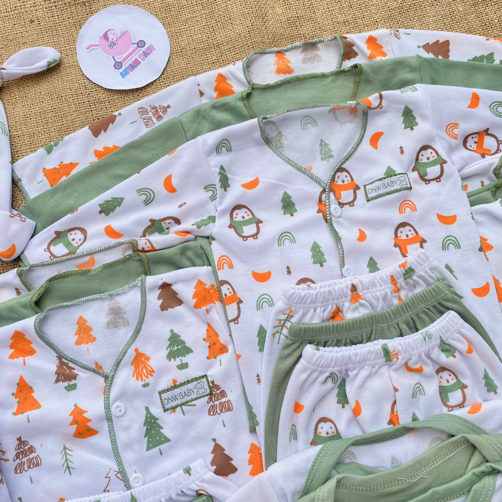 PROMO 7.7 45 PCS Baju Bayi baru lahir series Pink Motif Paket hemat Brojol Baby Paket Komplit bayi baru lahir ASYAM BABY